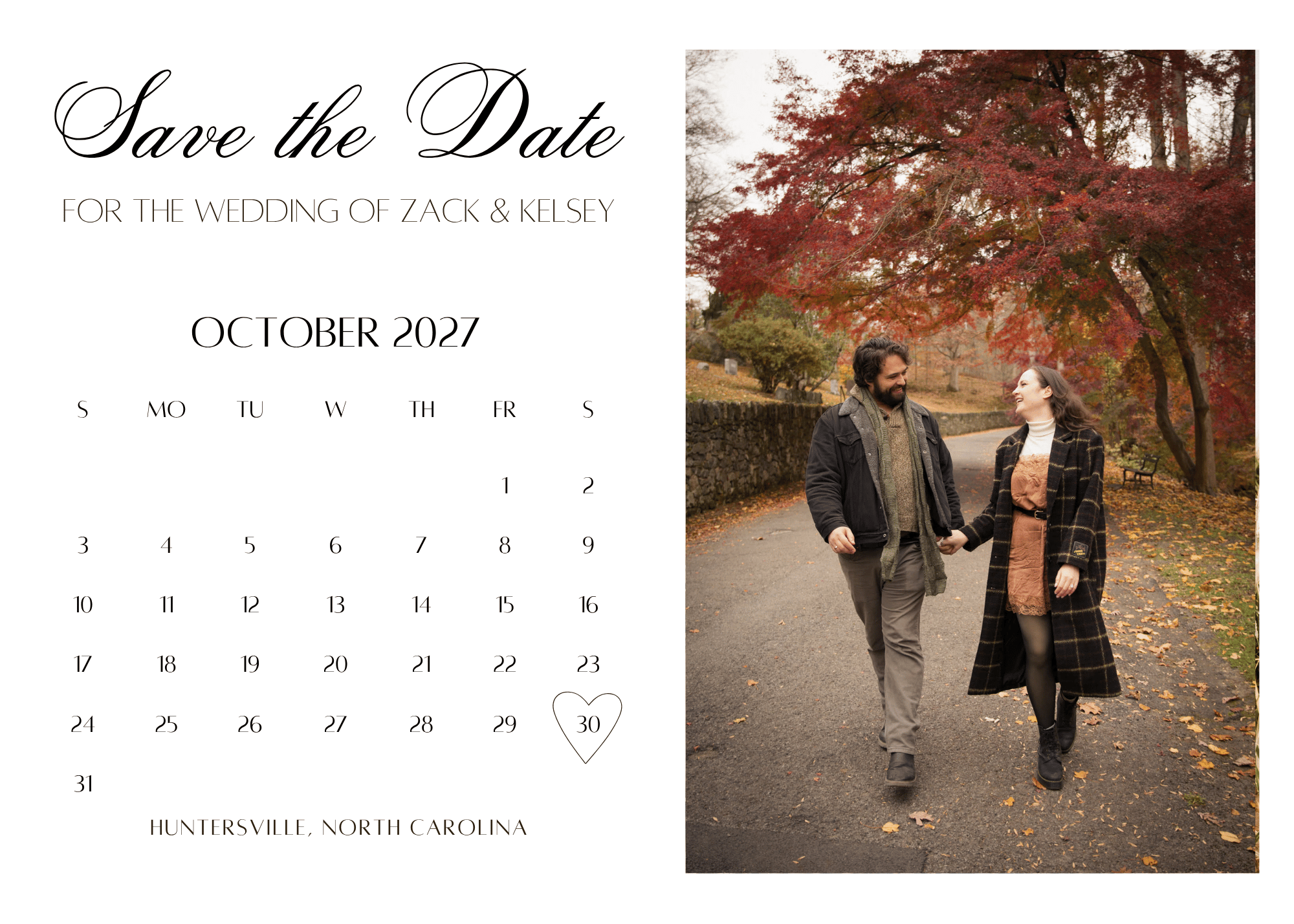 save date calendar v2